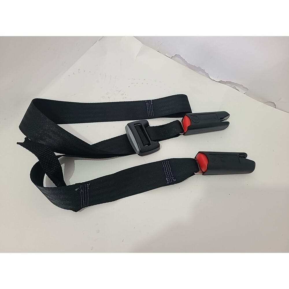 Graco My Size 65 or Extend2fit LATCH STRAP For Baby Seat 38" Black Double Hook